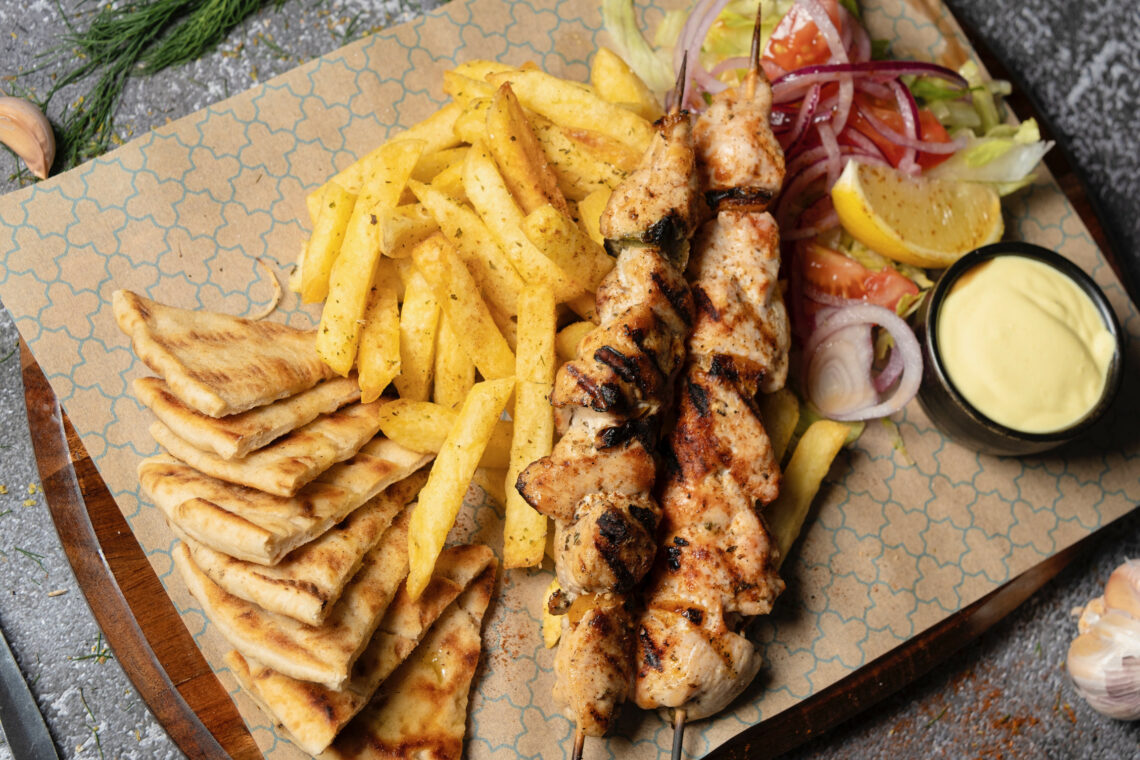 Chicken Souvlaki Box