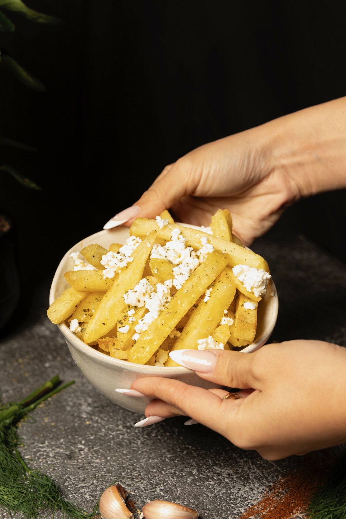  Chips with Feta Cheese