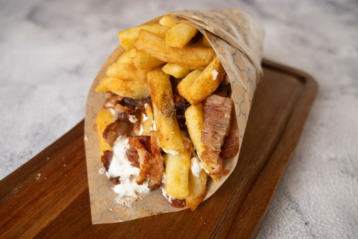 Pork Souvlaki Wrap