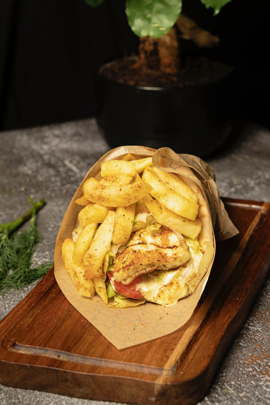 Halloumi Wrap