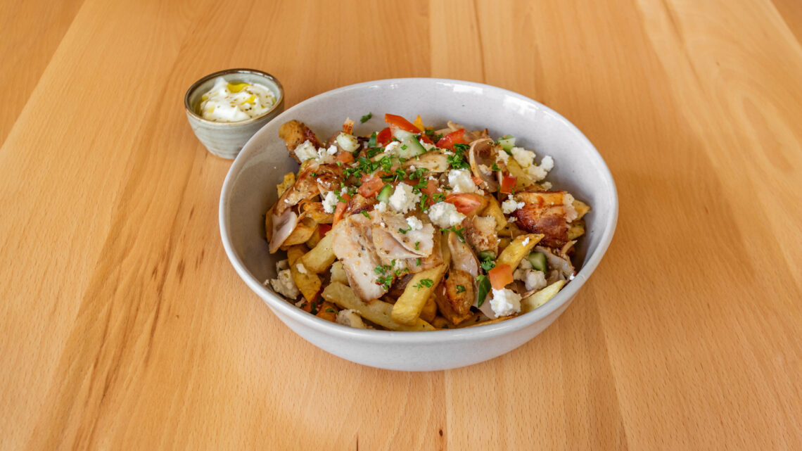 Greek-style Loaded Fries